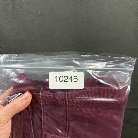 7 For All Mankind Jeans Mens 36x32 Red Slimmy Slim Fit Stretch Denim Pants - Picture 16 of 16